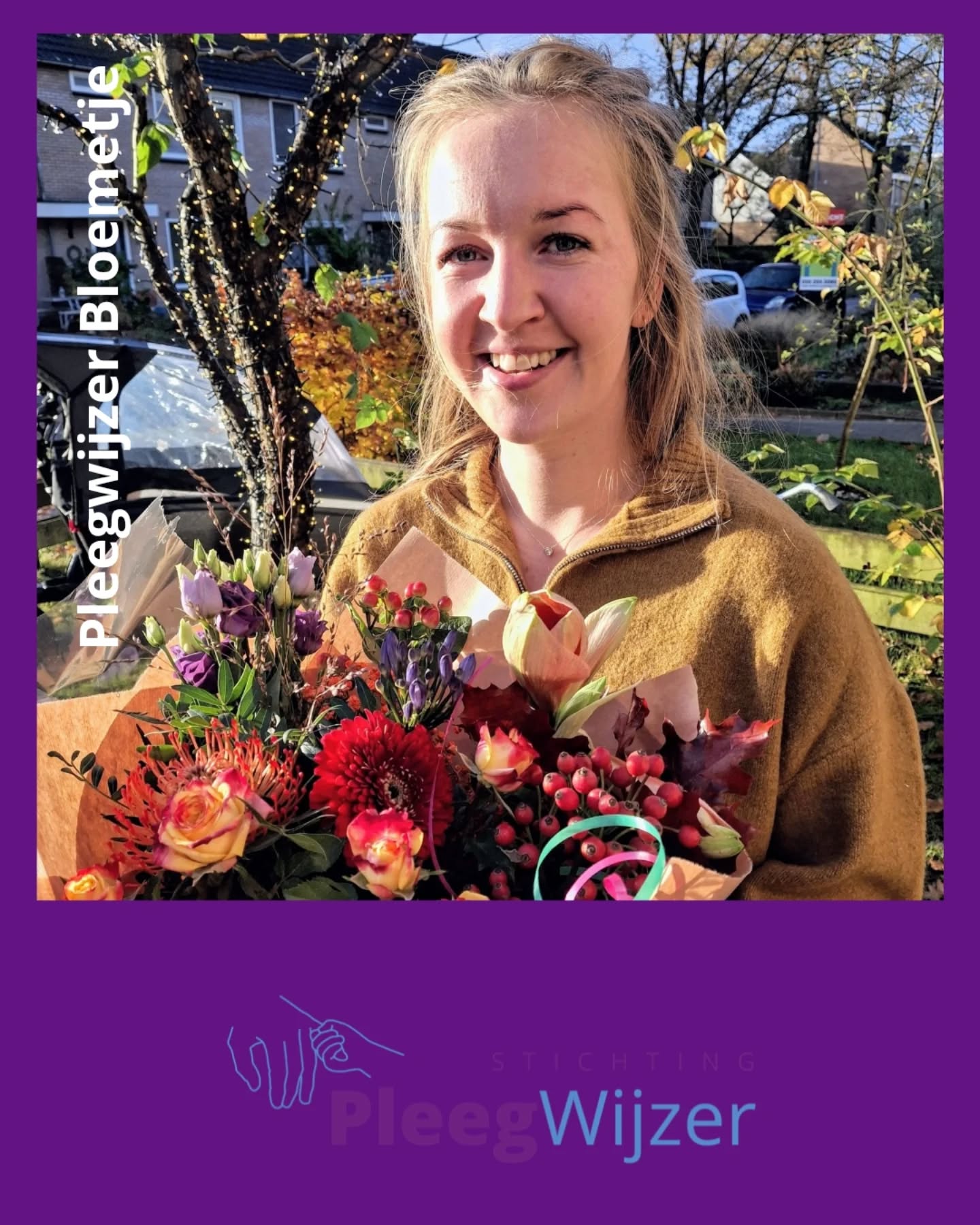 ℙ𝕝𝕖𝕖𝕘𝕨𝕚𝕛𝕫𝕖𝕣 𝔹𝕝𝕠𝕖𝕞𝕖𝕥𝕛𝕖

Door meerdere pleegmoeders werd Mendy opgegeven en eigenlijk met allemaal dezelfde reden; Mendy gaat voor haar pleegzoon door het vuur! Ooit was ze zijn PBer, maar ze verdween niet uit zijn leven toen het slecht ging. Via omwegen is ze nu zijn weekend pleegmoeder en vangnet. Een vangnet dat hij al meer dan eens nodig bleek en dan stond ze daar, op de bres met open armen... Mendy je bent een fantastische pleegmoeder, vandaag zetten wij jou in het zonnetje 🌞💐 

Ken jij ook een pleegouder of pleegouders die een bloemetje verdienen, geef ze op via 𝗮𝗮𝗻𝗺𝗲𝗹𝗱𝗶𝗻𝗴@𝗽𝗹𝗲𝗲𝗴𝘄𝗶𝗷𝘇𝗲𝗿.𝗻𝗹 Iedere maand kiezen wij een aanmelding uit en komen langs met een mooi boeket. 

#pleegwijzer #stichtingpleegwijzer #pleegwijzerbloemetje