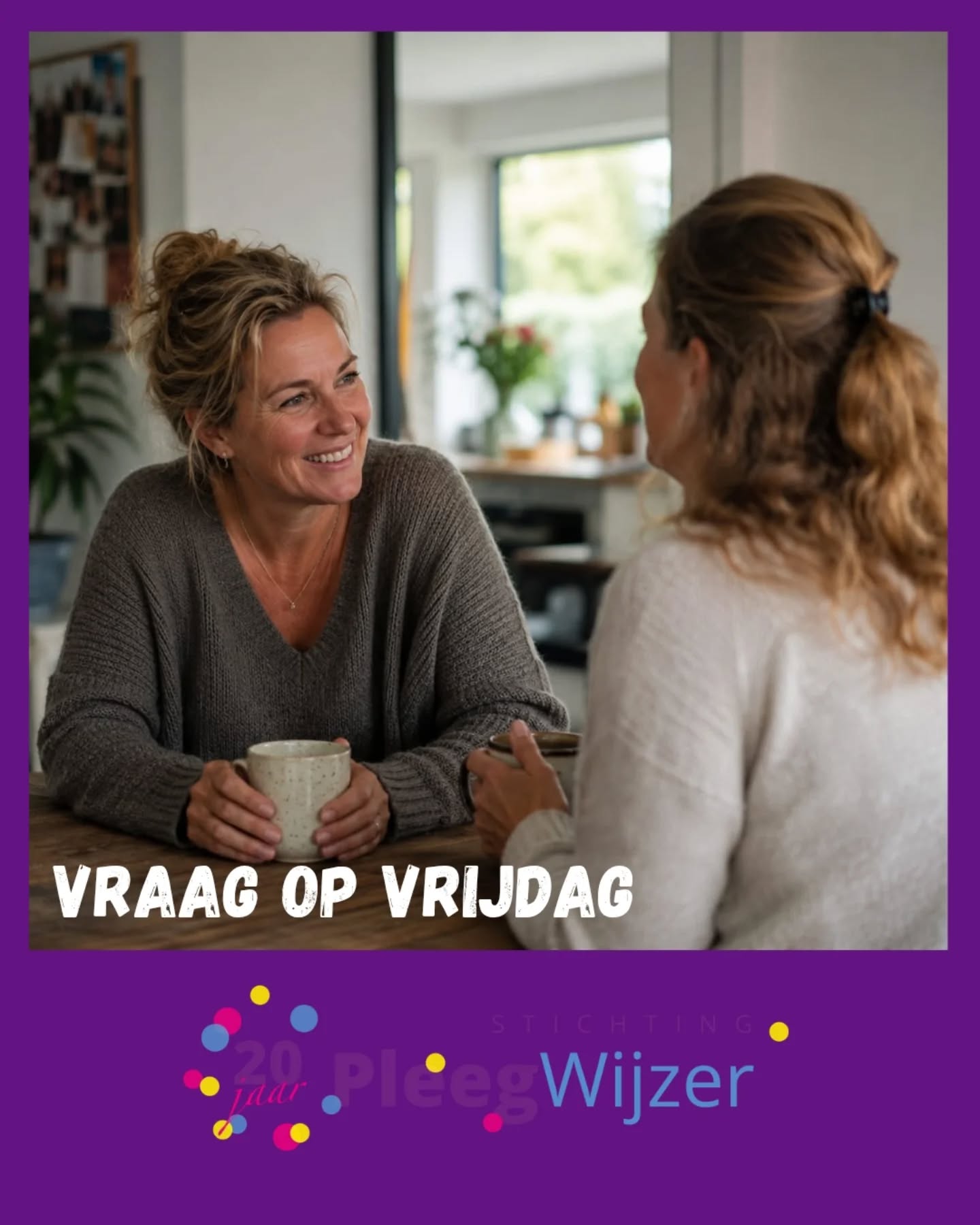 💬 𝕍𝕣𝕒𝕒𝕘 𝕠𝕡 𝕍𝕣𝕚𝕛𝕕𝕒𝕘 

Pleegzorg doe je niet alleen. 

❓Wie is er in jouw pleegzorgavontuur onmisbaar of van onschatbare waarde geleken en waarom❓️ 

Deel het in de reacties 👇 

🍪 Elke maand sturen we de leukste, origineelste,  meest behulpzame reactie op de vraag op vrijdag iets lekkers op. 

#pleegwijzer #stichtingpleegwijzer #vraagopvrijdag